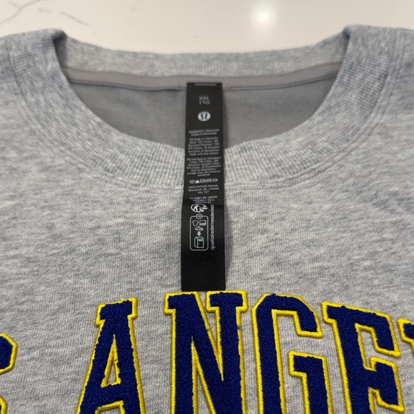 Lululemon x NFL Los Angeles Rams Gray Steady State Crewneck and joggers - Picture 6 of 13